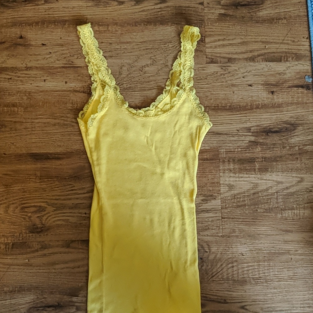 Yellow Hollister Tank